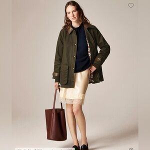 NWT J CREW BARNSTORMING JACKET IN OLIVE BROWN XL (16)